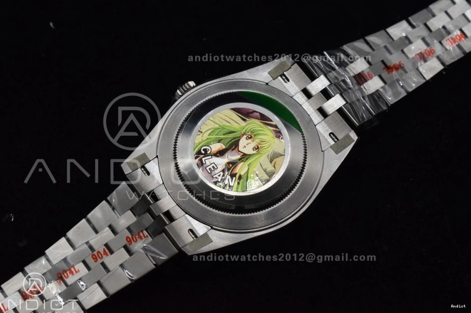 41 1:1 Datejust on Dial Clean VR3235 904L Edition Steel SS Best Jubilee Roman Blue Bracelet 0205